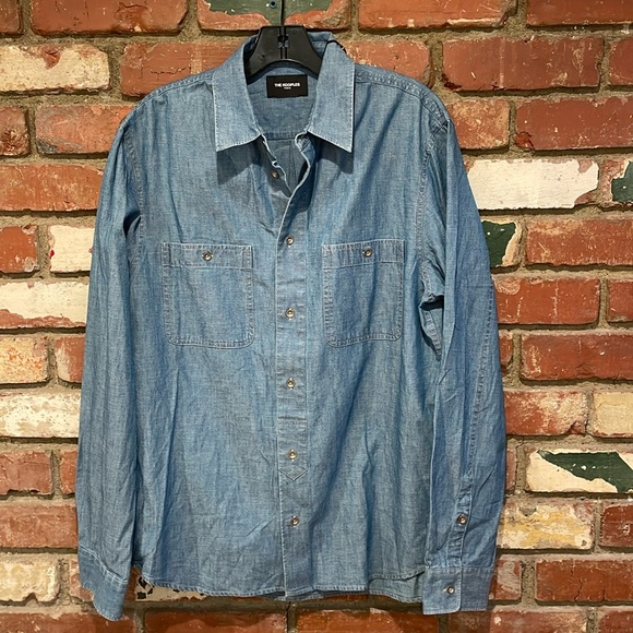 The Kooples Other - The Kooples  chambray blue shirt size M NWT